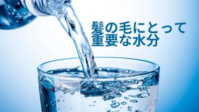 髪の毛にとっての水分はとても重要です